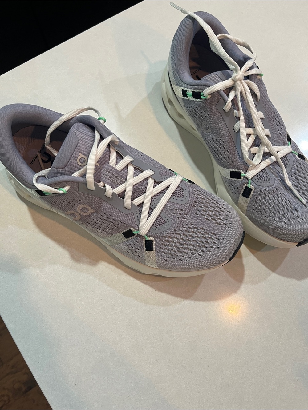 On Running Women's Light Lavender Athletic Running Shoes